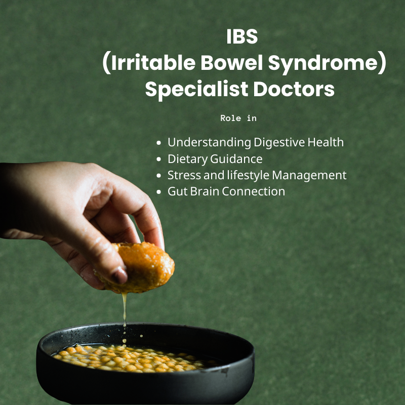 IBS specialist doctors role in understanding Digestive Health and Dietary Guidance with the image