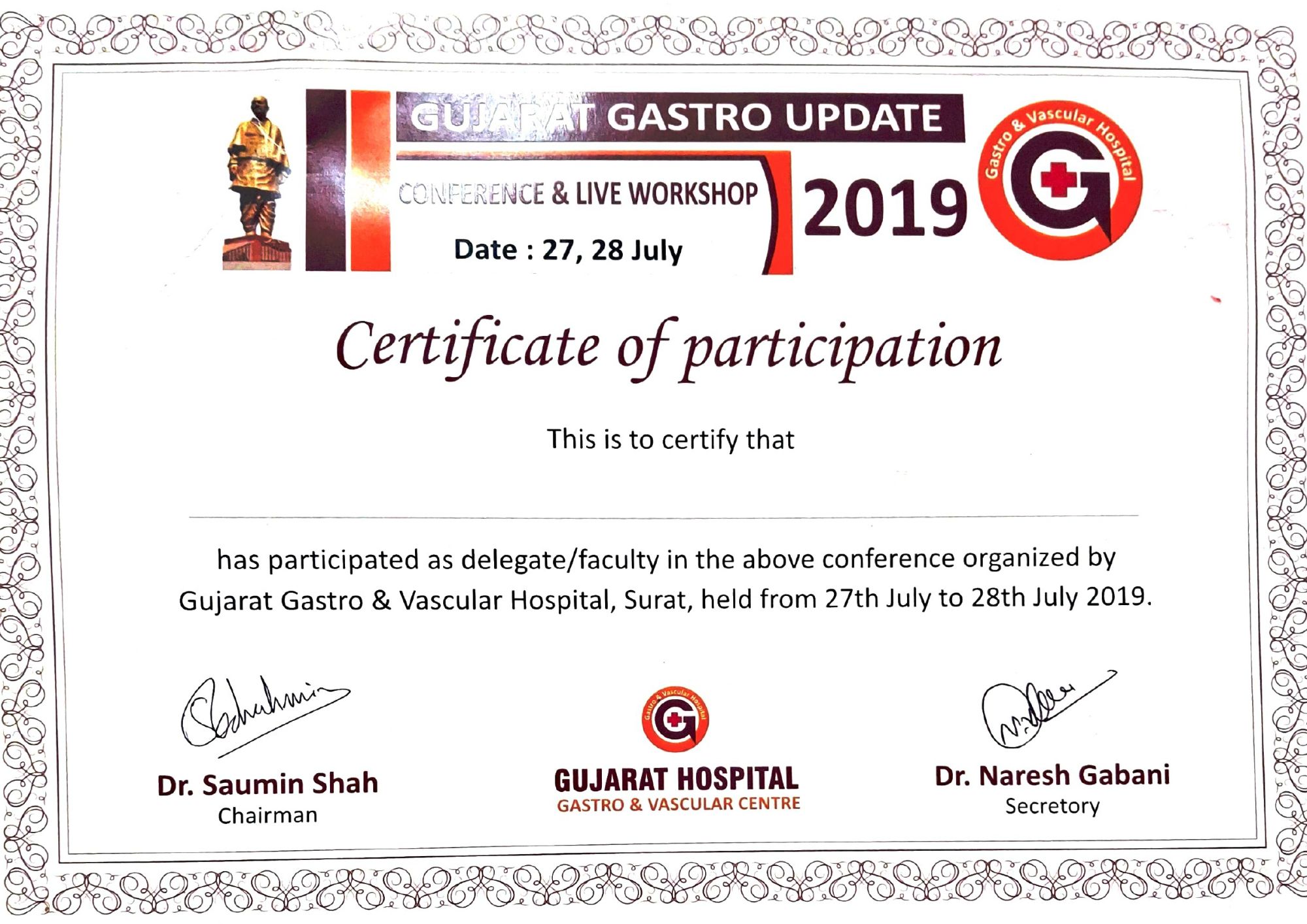 Conference Certificates 03