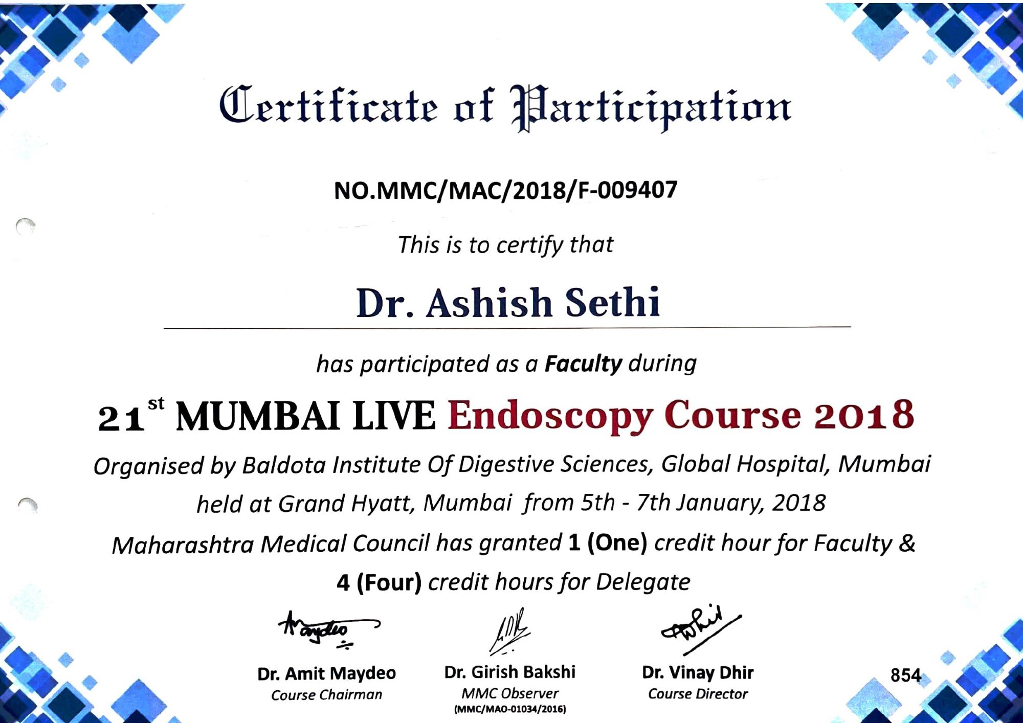 Conference Certificates 16