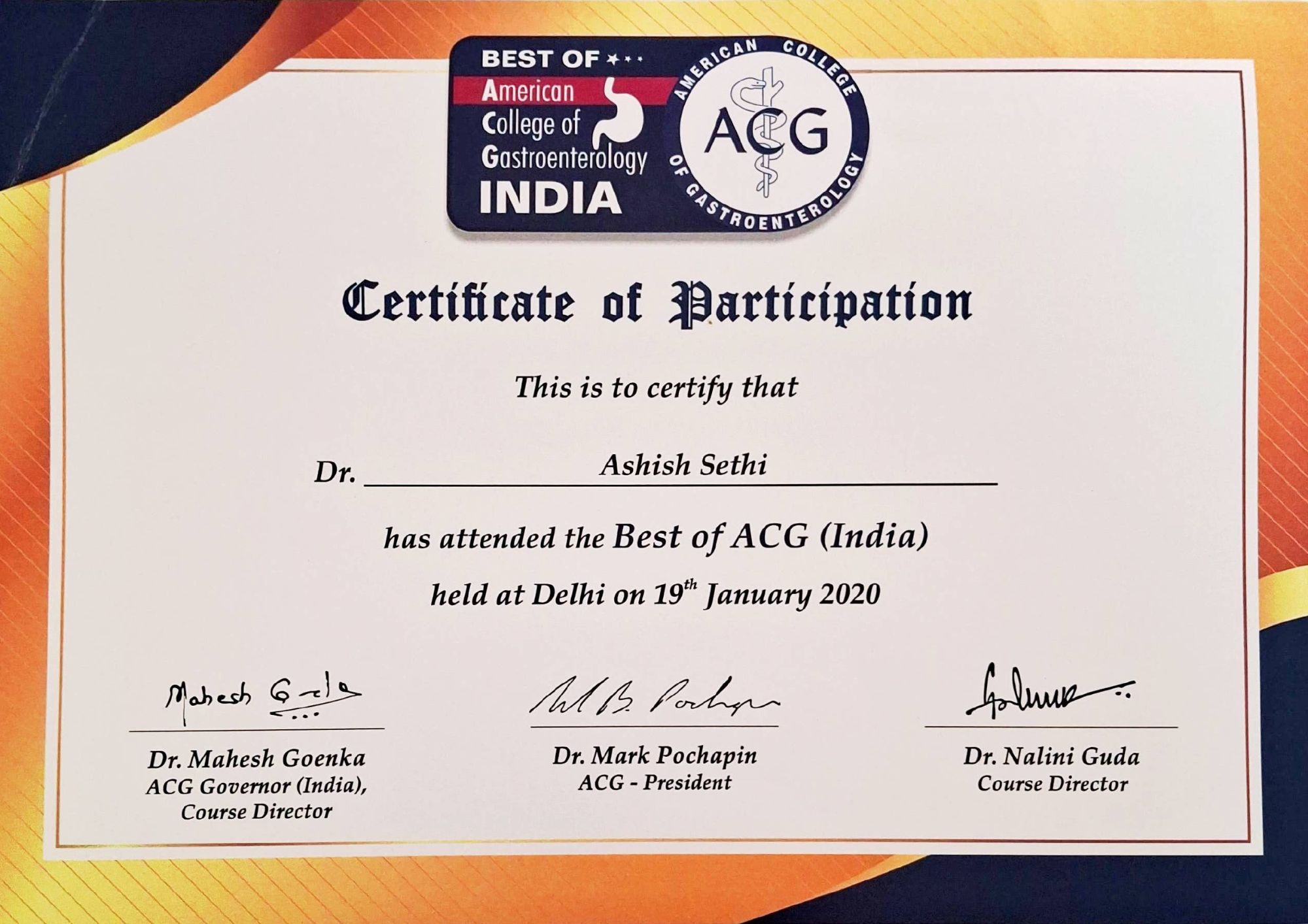 Conference Certificates 19